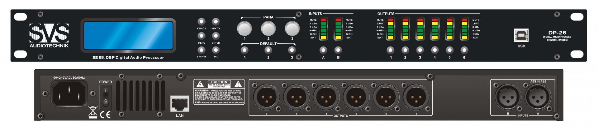 SVS Audiotechnik DP-26 Цифровой процессор: 2 входа 6 выходов в Кемеровской области