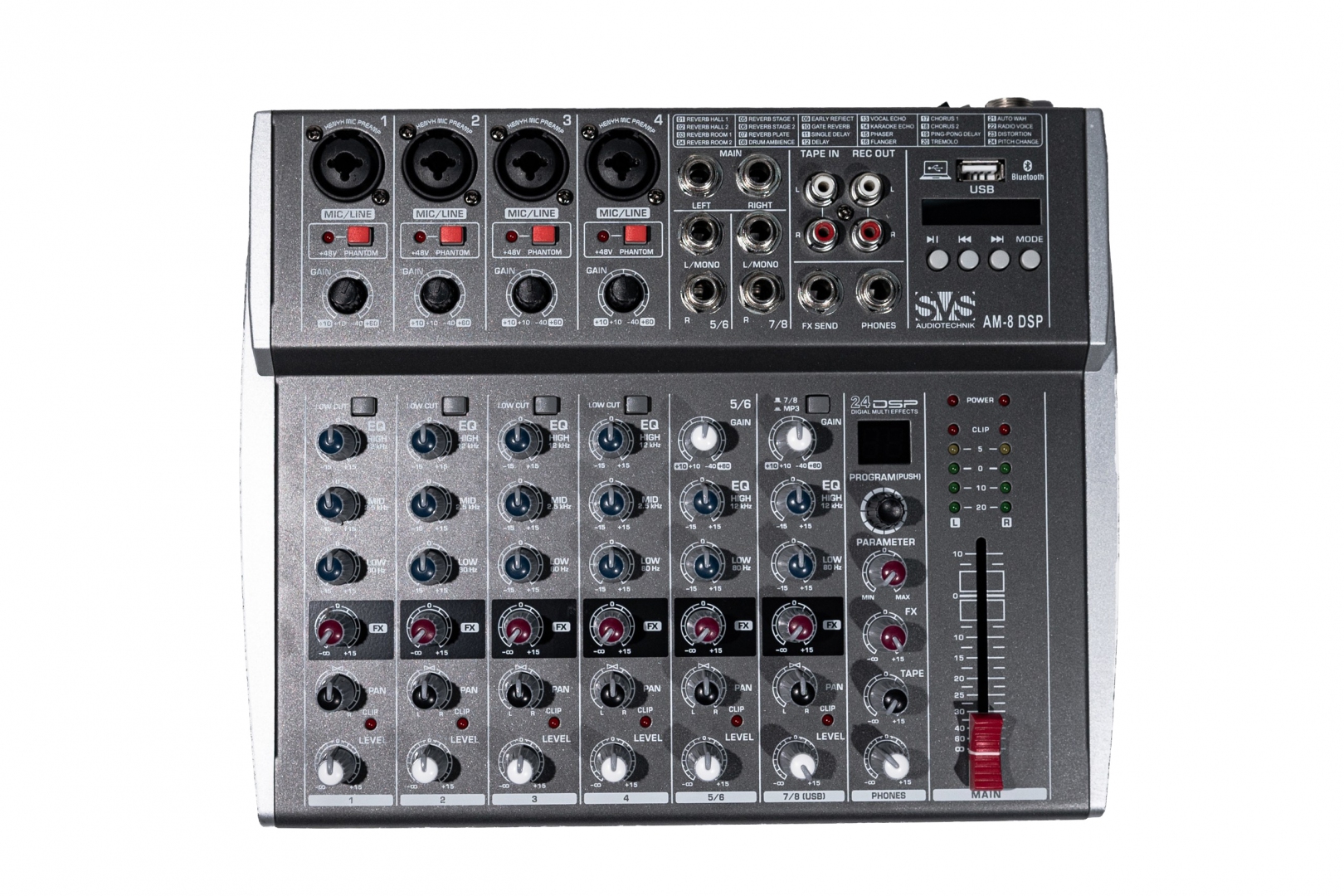 SVS Audiotechnik mixers AM-8 DSP Микшерный пульт аналоговый, 8-канальный в Кемеровской области